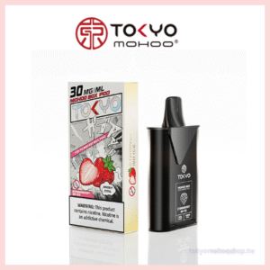 TOKYO MOHOO BOX 東京魔盒電子菸煙彈無涼草莓口味丨MESH科技升級，12ML大容量、10000口