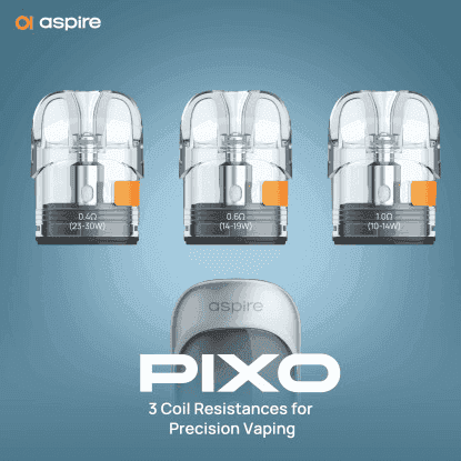 ASPIRE PIXO霧克斯電子煙煙彈空倉:圖片 3
